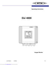 wtw Oxi 4000 Operating Instructions Manual