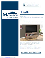 Monarch I 2607 Assembly Instructions Manual