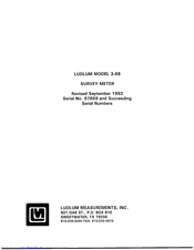 Ludlum 3-98 Manual