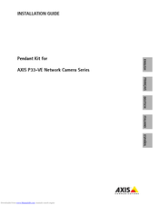 axis P33-VE series Installation Manual