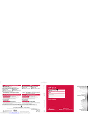 Docomo SH-07A Instruction Manual