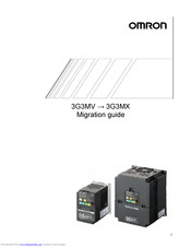 Omron SYSDRIVE 3G3MX-A2004 Migration Giude