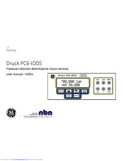 GE Druck PC6-IDOS User Manual