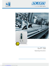 Ecom Instruments Ex-Pt 720 Operating Instructions Manual