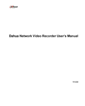 Dahua NVR21-8P-4KS278 Series User Manual
