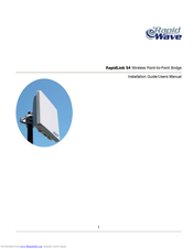 RapidWave RL54-BR-26 Installation Manual And User's Manual