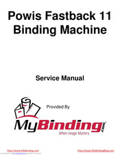 Powis Fastback 11 Service Manual