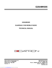 Guardian G25AMK005 Technical Manual