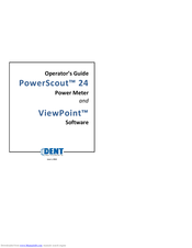 DENT Instruments PowerScout 24 Operator's Manual