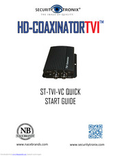 SecurityTronix HD-COAXINATORTVI ST-TVI-VC Quick Start Manual