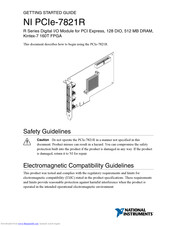 National Instruments NI PCIe-7821R Getting Started Manual