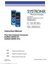 SYSTRONIK EUROLYZER STe Instruction Manual