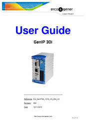 Erco & Gener GenIP 30i User Manual