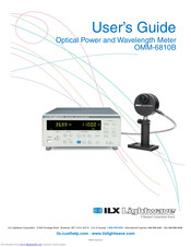 ILX Lightwave OMM-6810B User Manual