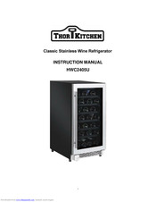 Thor Kitchen HWC2406U Instruction Manual