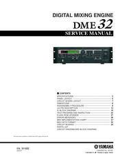 Yamaha DME32 Service Manual