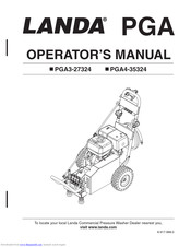 Landa PGA3-27324 Operator's Manual