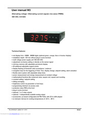 MONTWILL M3-34H User Manual