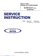 Fujitsu ARCG040LSTA Service Instruction