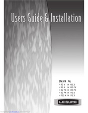 Leisure H 102 K Users Manual & Installation