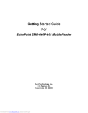 Savi Technology EchoPoint SMR-640P-101 Getting Started Manual