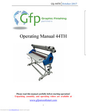 Gfp 44TH Operating Manual