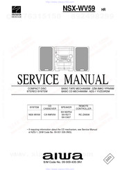 Aiwa NSX-WV59 Service Manual