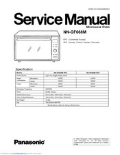 Panasonic NN-GF668M SGP Service Manual