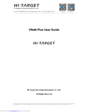 Hi-Target GPS VNet6 Plus User Manual