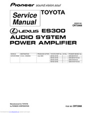 Pioneer GM-8637ZT/UC Service Manual