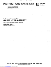 Graco 226-961 Instructions-Parts List Manual