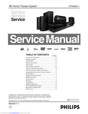 Philips HTS4562/12 Service Manual