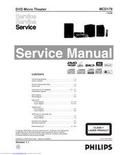Philips MCD179/12 Service Manual