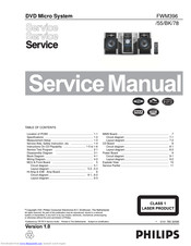 Philips FWM396/BK Service Manual