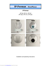 Fermax IP-Fermax IPF-00 Installation And Operating Instructions Manual