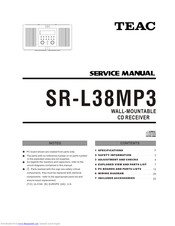 Teac SR-L38MP3 Service Manual