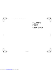 Fujitsu F-022 User Manual