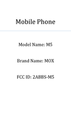 Mox M5 User Manual