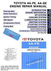 Toyota 4A-FE Repair Manual