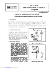 HP 4145B Technical Information