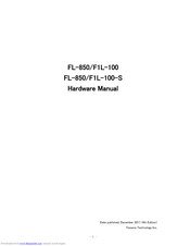 TESSERA FL-850/F1L-100 Hardware Manual