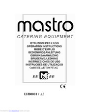 mastro EFB0001 Operating Instructions Manual