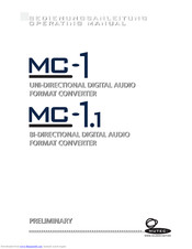 Mutec MC-1 Operating Manual