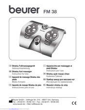 Beurer FM 38 Instructions For Use Manual