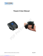 TXCOM TRACEABILITY Tinyom II 2D User Manual