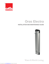 Oras Electra 6664FTX Installation And Maintenance Manual