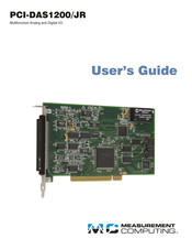 Measurement Computing PCI-DAS1200/JR User Manual