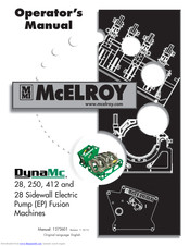 McElroy DynaMc 28 Operator's Manual