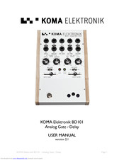 Koma Elektronik BD 101 User Manual