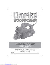 Clarke CEP1 Operating & Maintenance Instructions